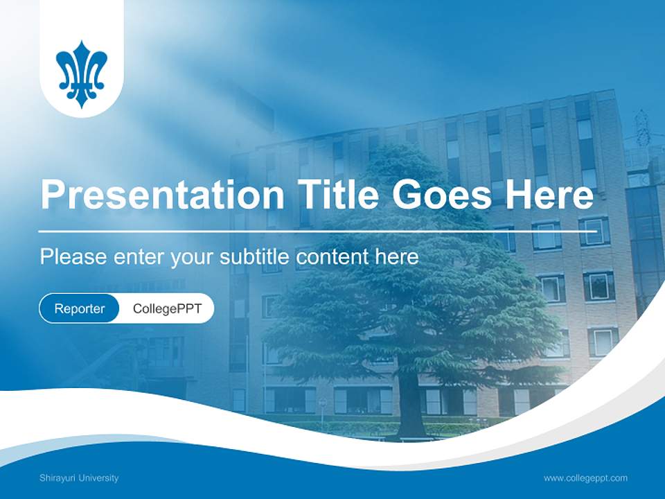 Shirayuri University Lecture Sharing and Networking Event PPT Template4:3 ratio PPT effect preview image4