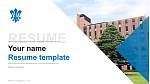 Shirayuri University Resume PPT Template