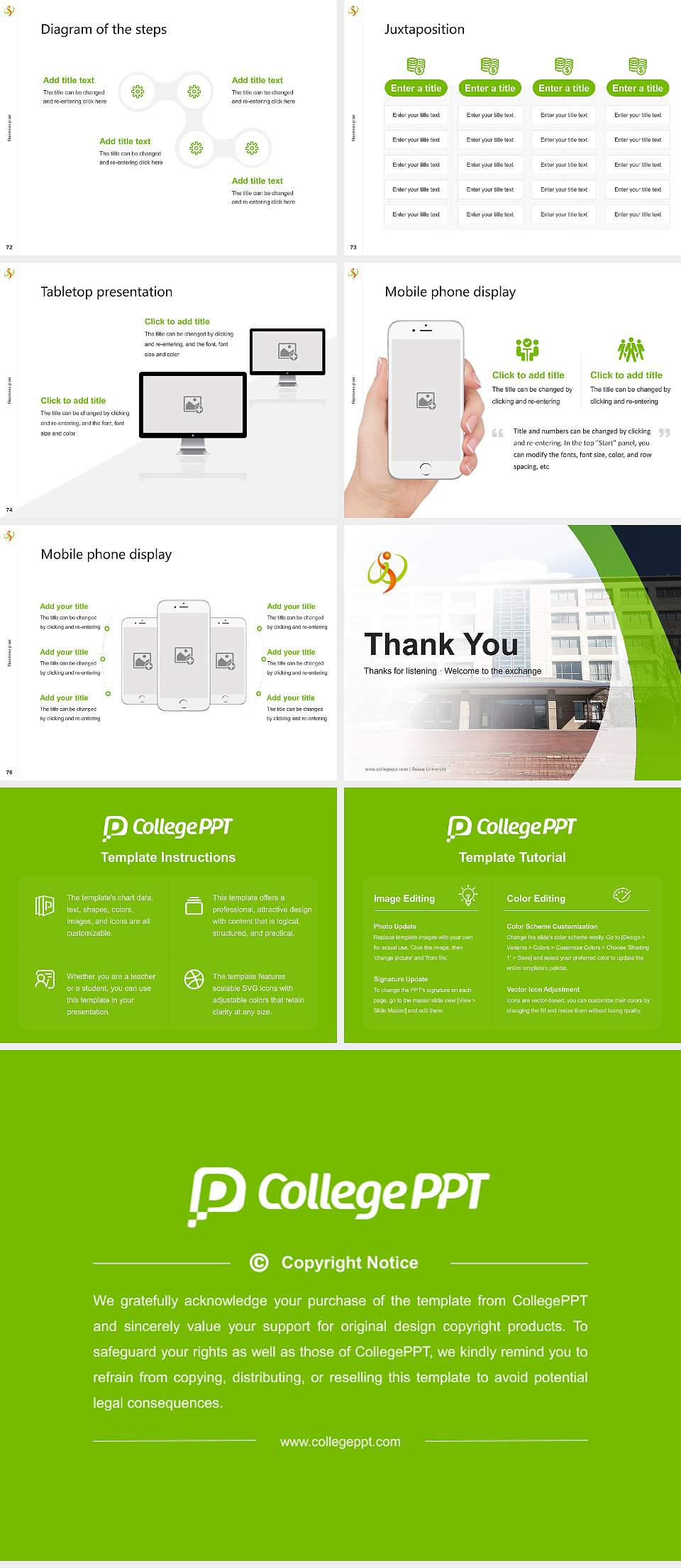 Seiwa University Competition/Entrepreneurship Contest PPT Template4:3 ratio PPT effect preview image9