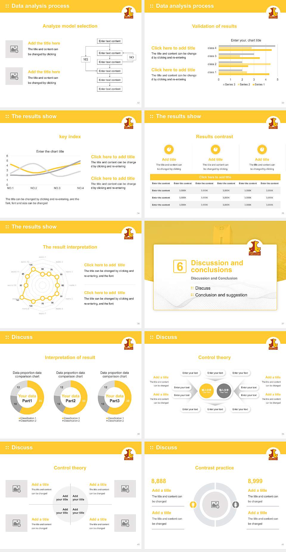 Seijoh University Graduation Thesis Defense PPT Template4:3 ratio PPT effect preview image5