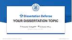 Shigakukan University Graduation Thesis Defense PPT Template
