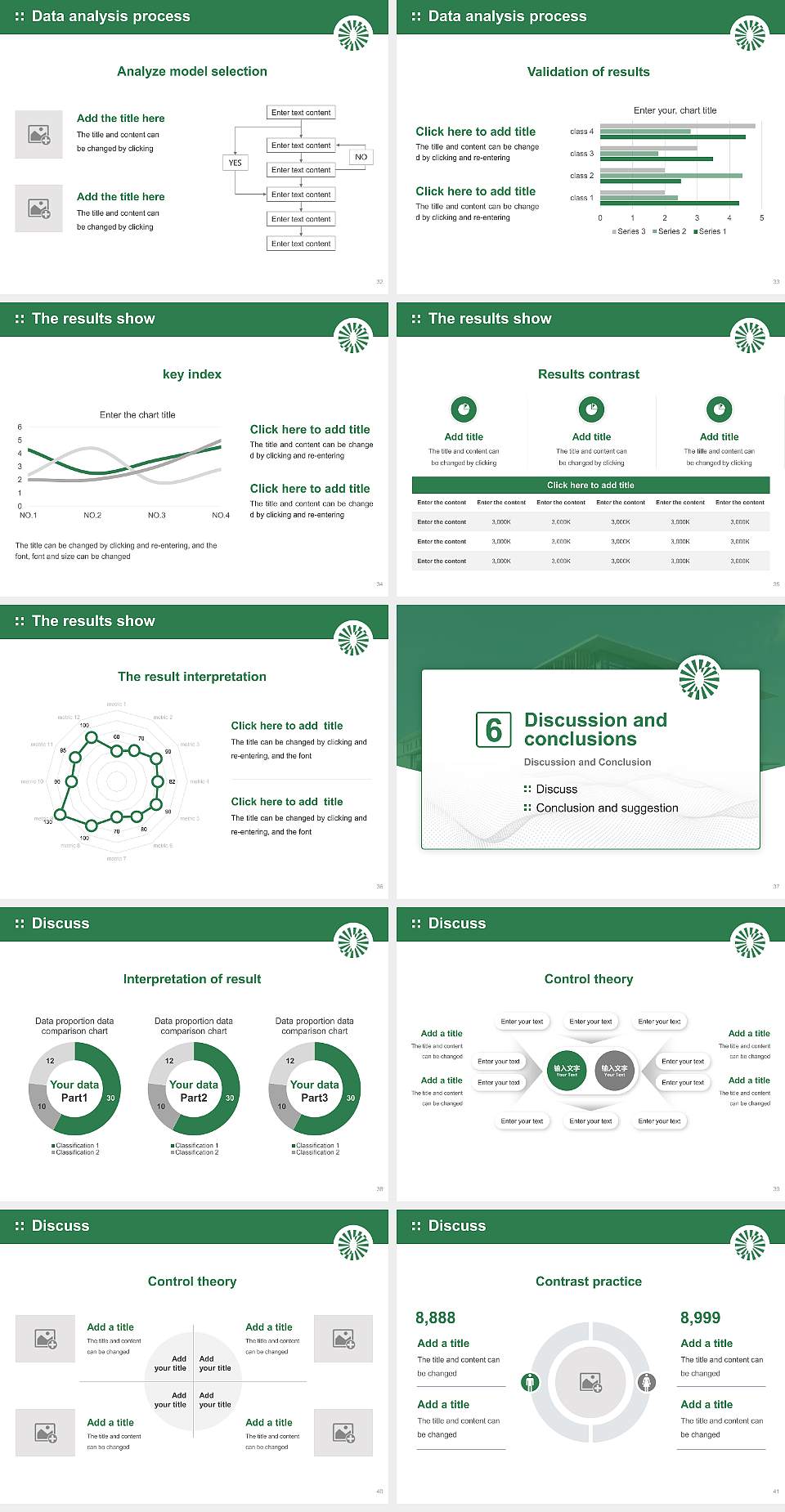 Shizuoka Professional University of Agriculture Graduation Thesis Defense PPT Template4:3 ratio PPT effect preview image5