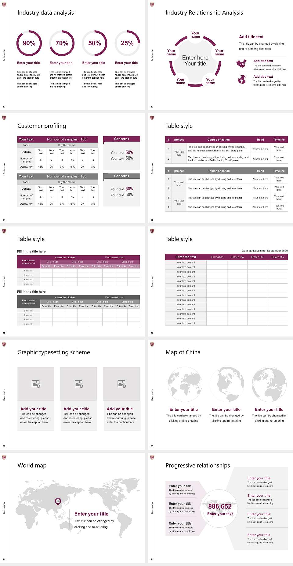 Shizuoka Eiwa Gakuin University Competition/Entrepreneurship Contest PPT Template4:3 ratio PPT effect preview image5