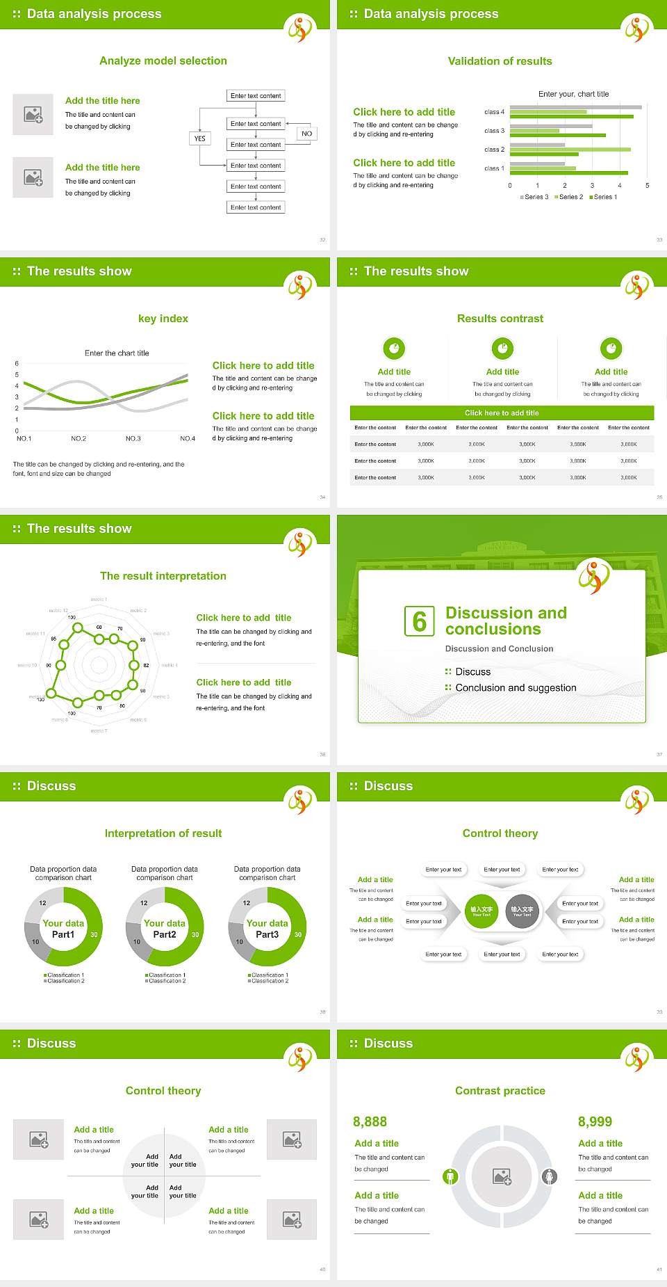 Seiwa University Graduation Thesis Defense PPT Template4:3 ratio PPT effect preview image5