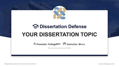 Shimane University Graduation Thesis Defense PPT Template