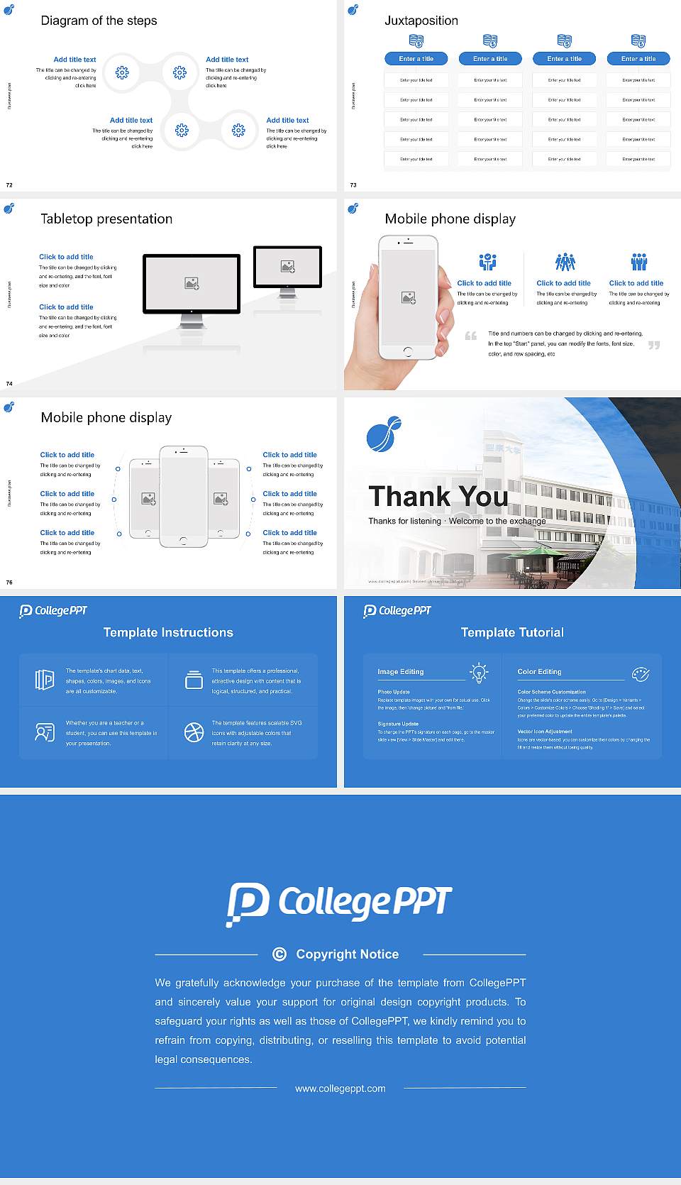 Seisen University (Shiga) Competition/Entrepreneurship Contest PPT Template16:9 ratio PPT effect preview image9