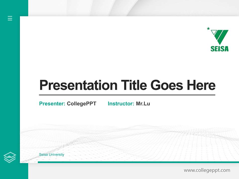 Seisa University Thesis Proposal/Graduation Defense PPT Template4:3 ratio PPT effect preview image5