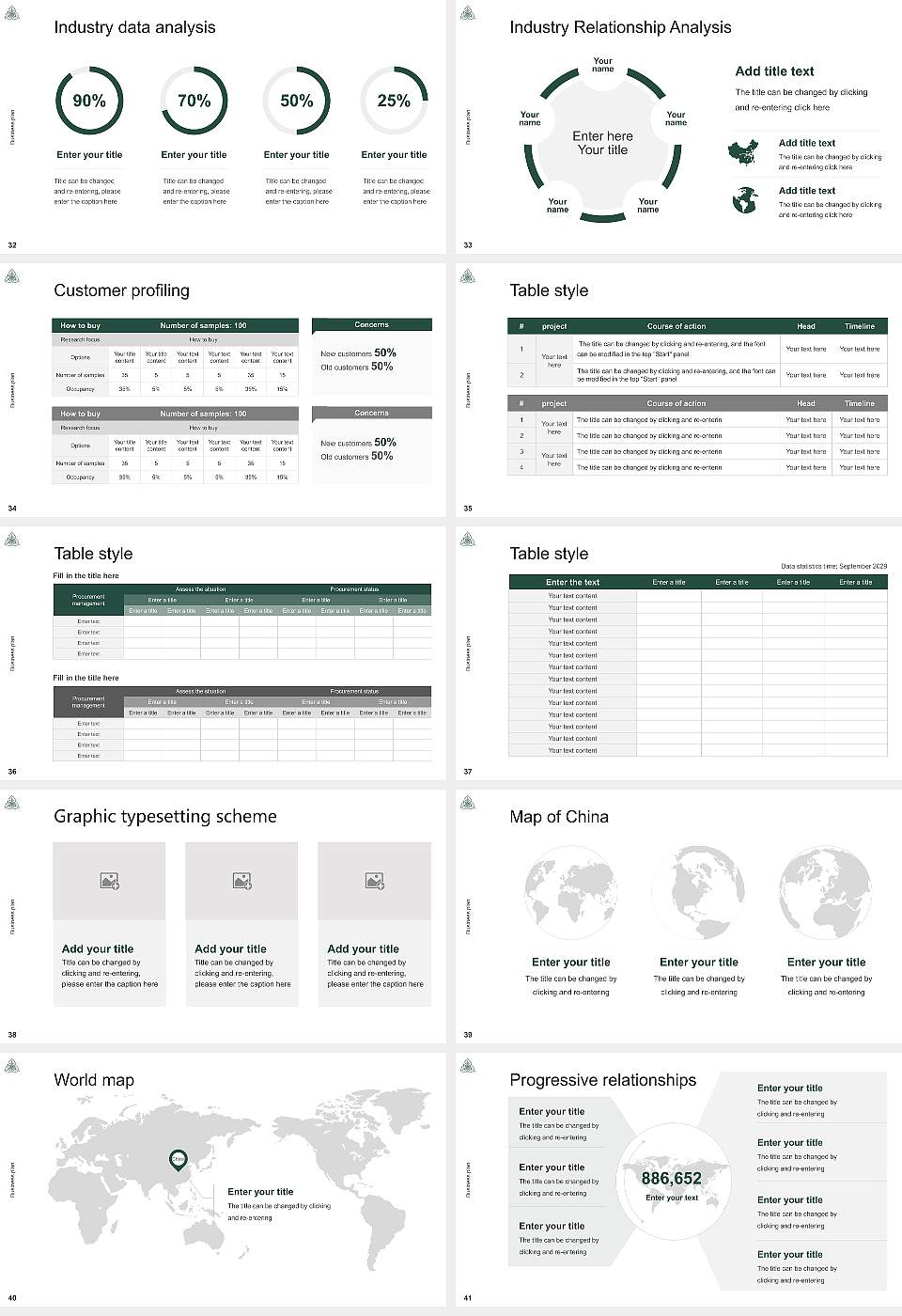 Shijonawate Gakuen University Competition/Entrepreneurship Contest PPT Template16:9 ratio PPT effect preview image5