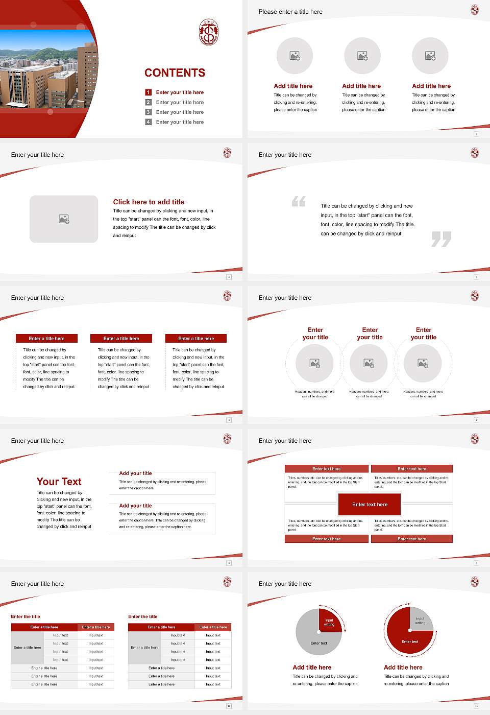 Sapporo Medical University Course/Courseware Creation PPT Template16:9 ratio PPT effect preview image2
