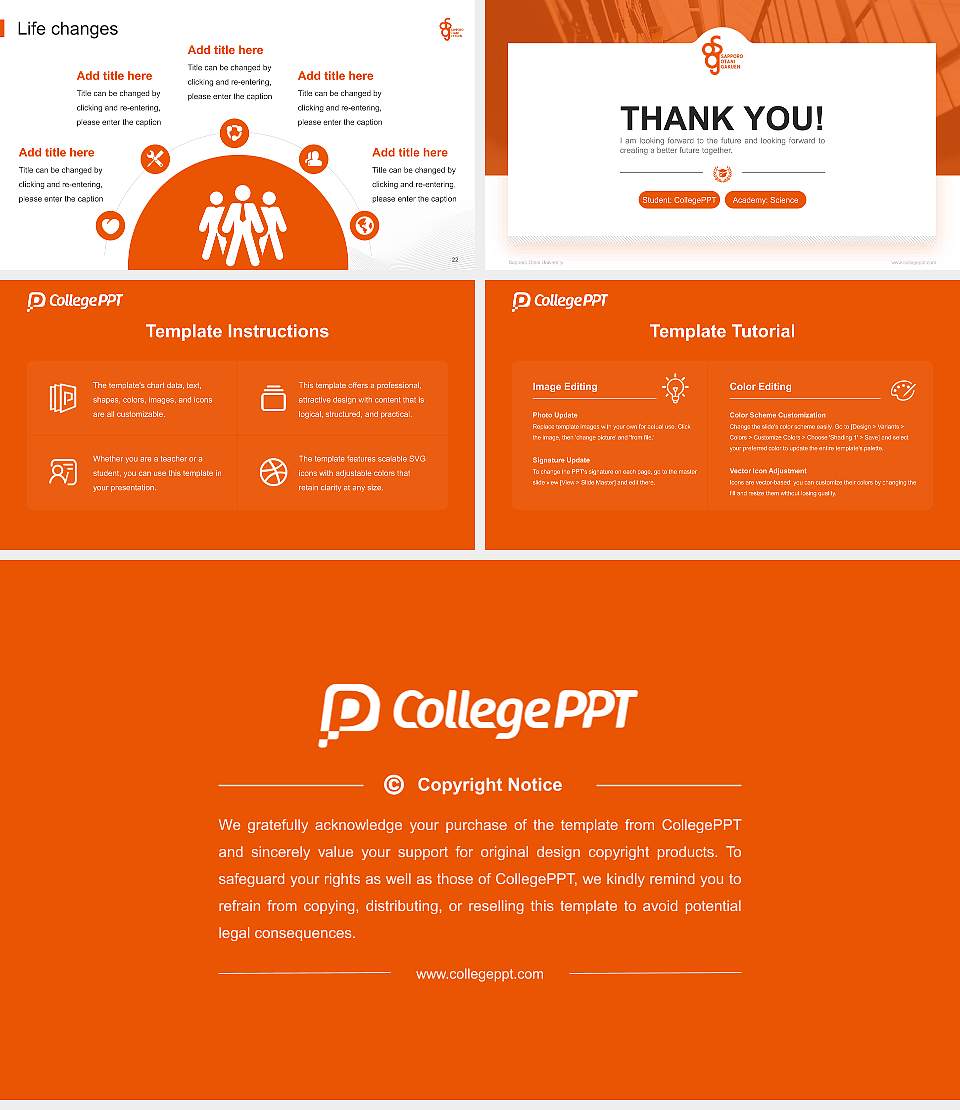 Sapporo Otani University National Scholarship Defense PPT Template16:9 ratio PPT effect preview image4