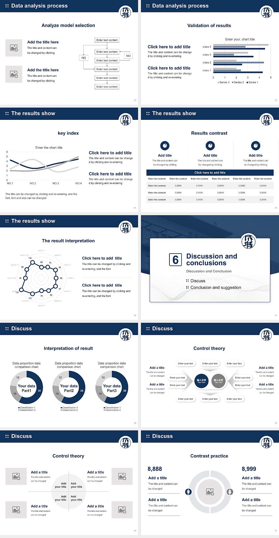 Seijo University Graduation Thesis Defense PPT Template4:3 ratio PPT effect preview image5