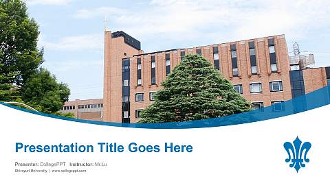 Shirayuri University Course/Courseware Creation PPT Template