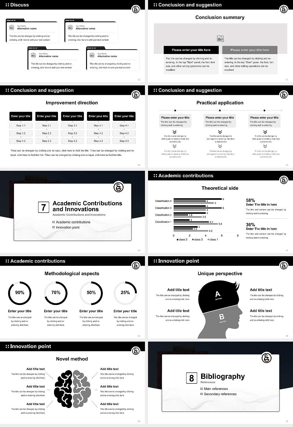 Senzoku Gakuen College of Music Graduation Thesis Defense PPT Template16:9 ratio PPT effect preview image6