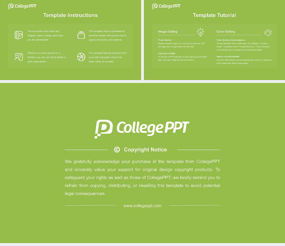 Shizuoka Sangyo University Iwata Campus Course/Courseware Creation PPT Template16:9 ratio PPT effect preview image5