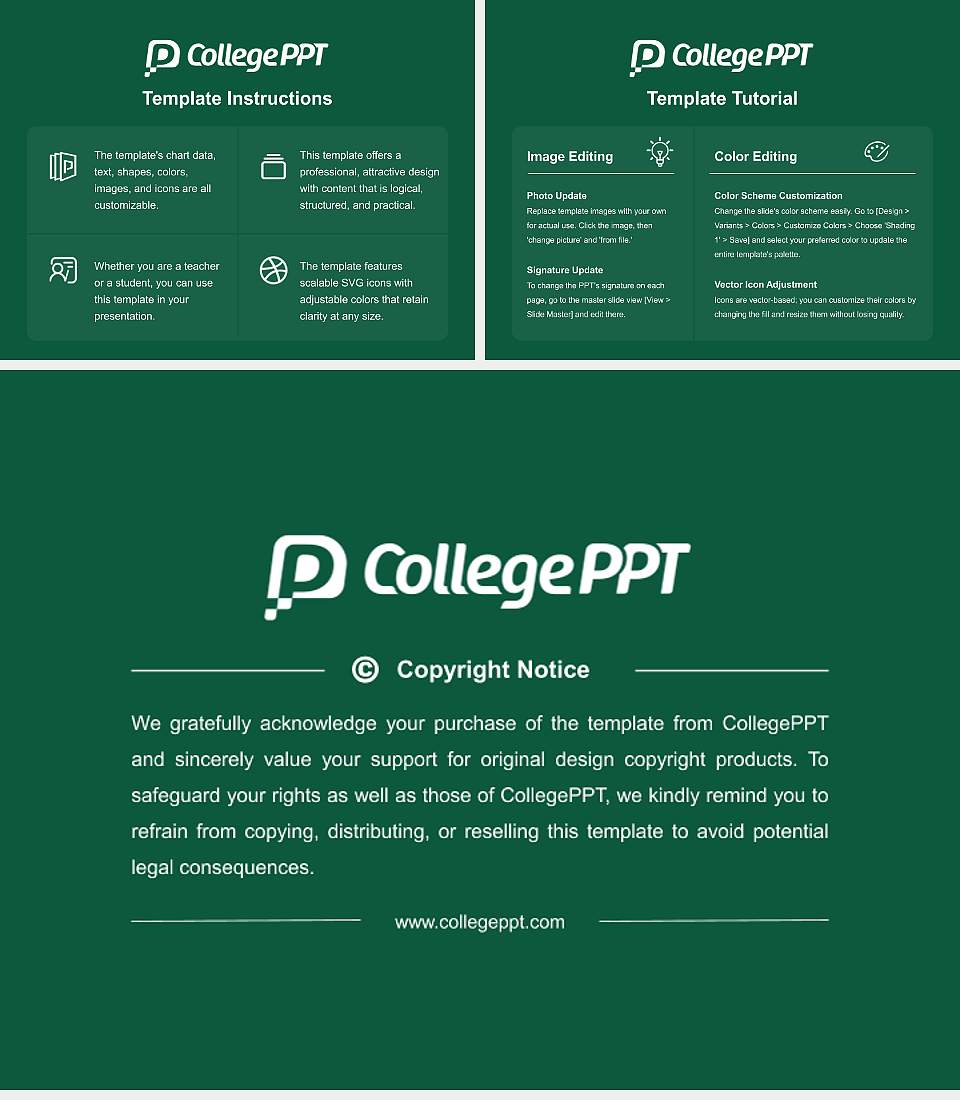 Senshu University Ikuta Campus Academic Presentation/Research Findings Report PPT Template4:3 ratio PPT effect preview image5