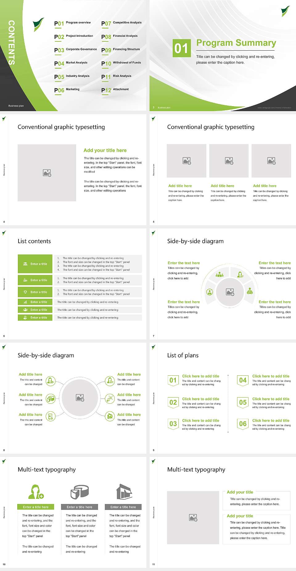 Shizuoka Sangyo University Fujieda Campus Competition/Entrepreneurship Contest PPT Template4:3 ratio PPT effect preview image2