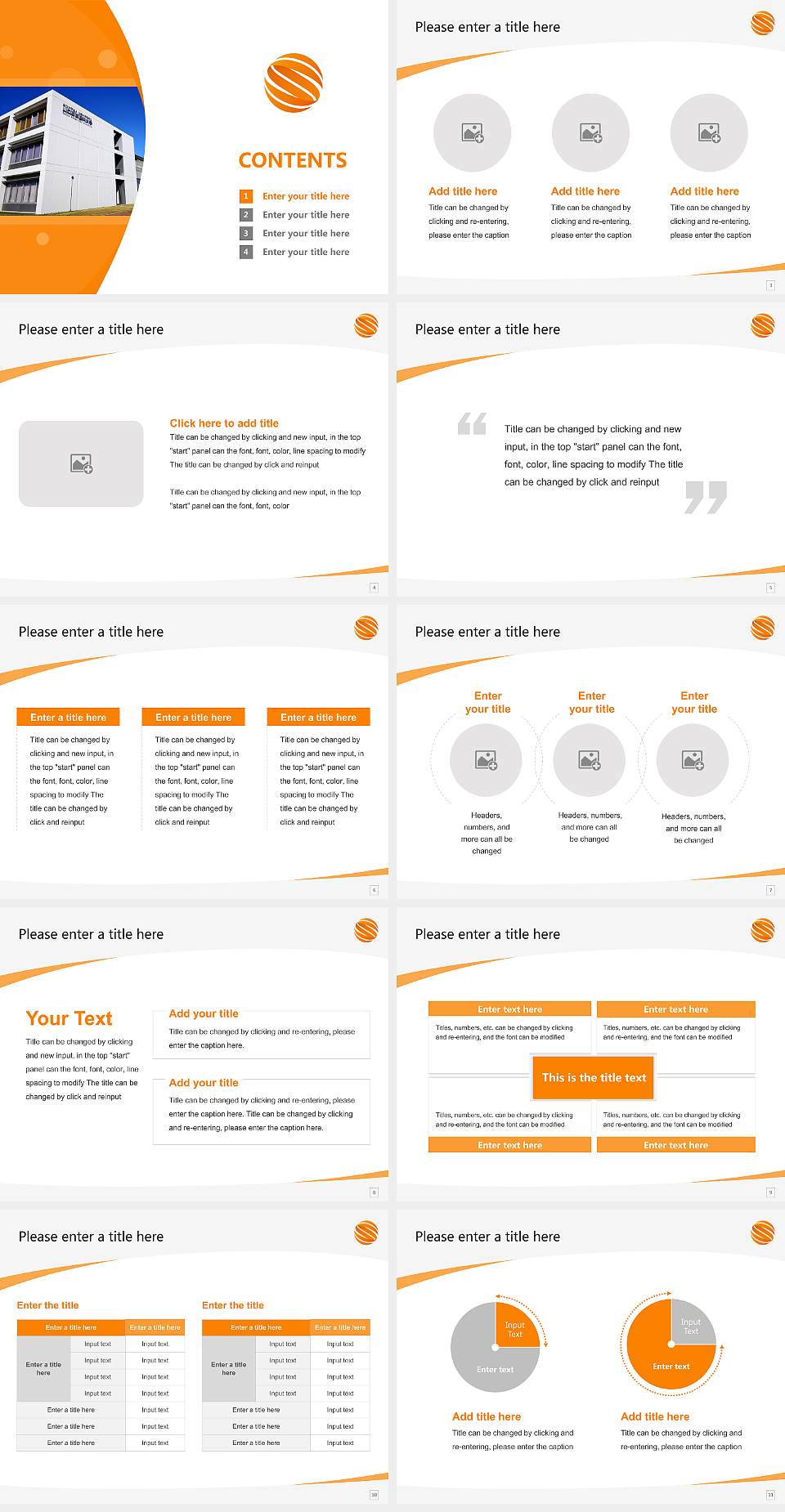 Sanyo-Onoda City University Course/Courseware Creation PPT Template4:3 ratio PPT effect preview image2