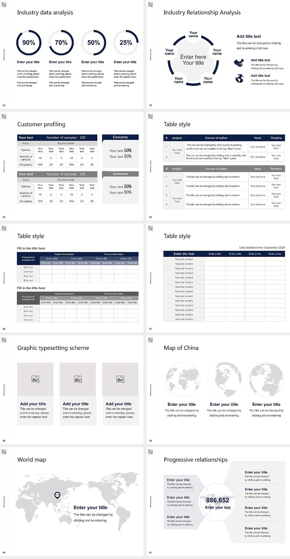 Shimane University Competition/Entrepreneurship Contest PPT Template4:3 ratio PPT effect preview image5