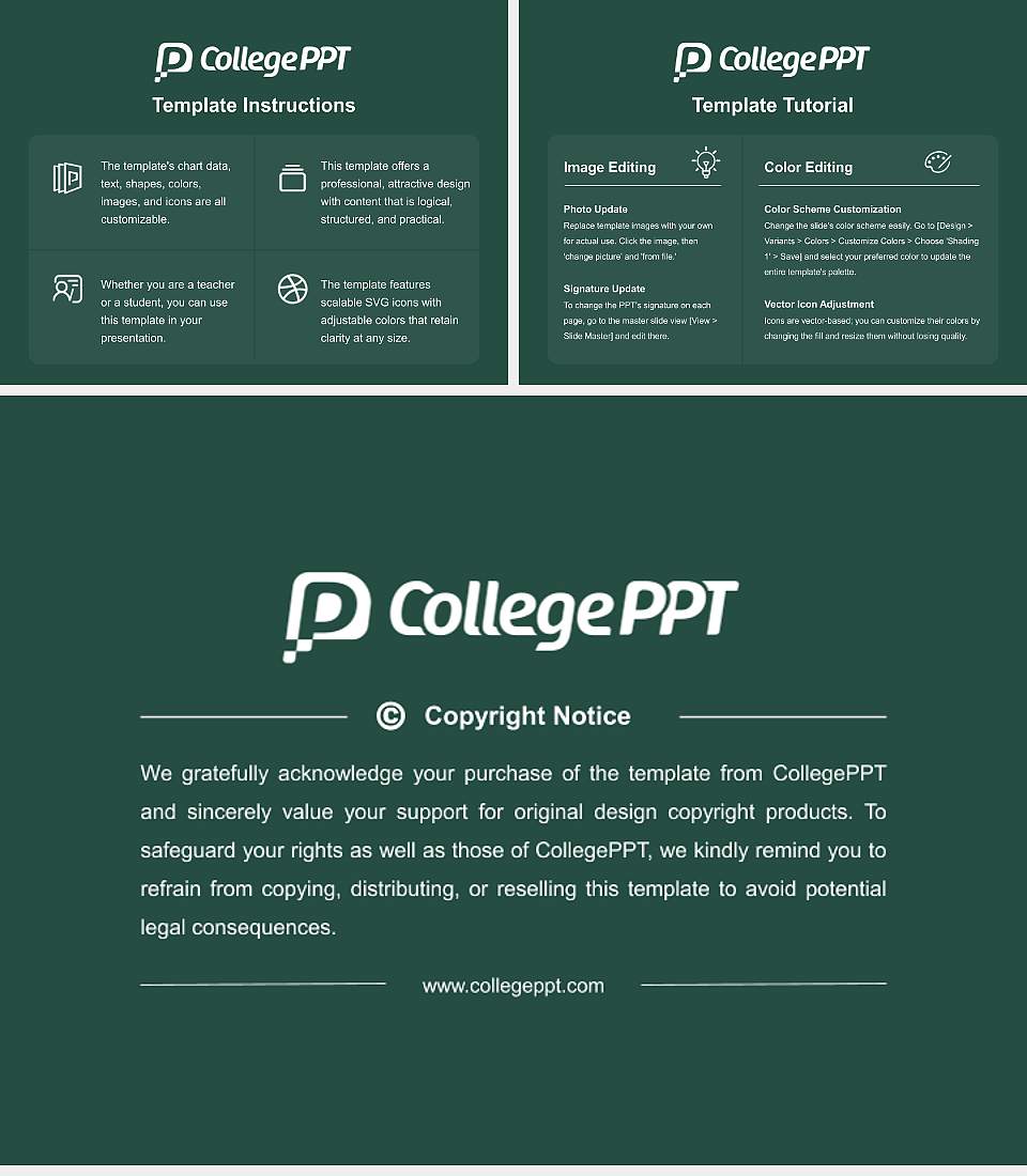 Shijonawate Gakuen University Course/Courseware Creation PPT Template4:3 ratio PPT effect preview image5