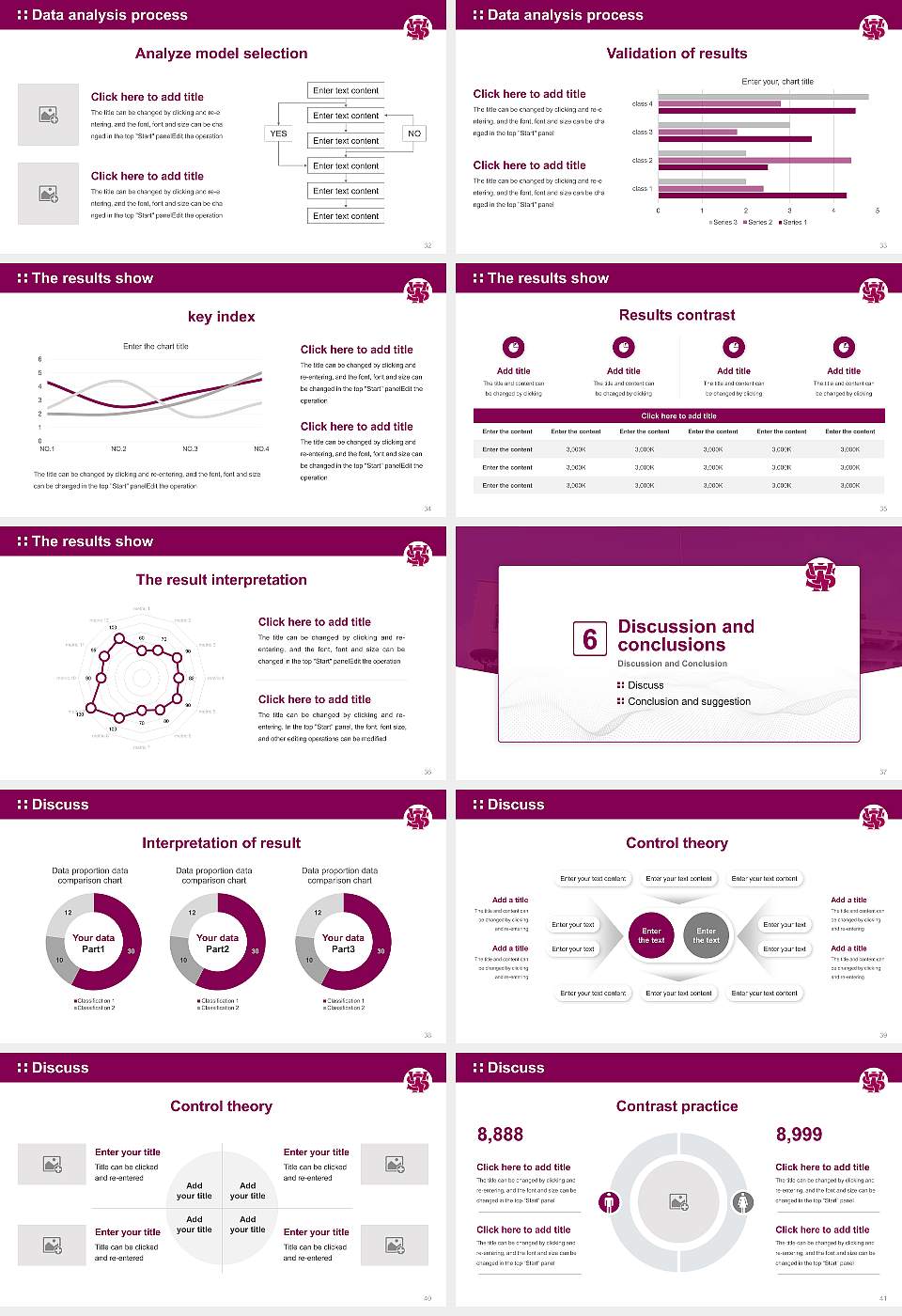 Seinan Jo Gakuin University Graduation Thesis Defense PPT Template16:9 ratio PPT effect preview image5