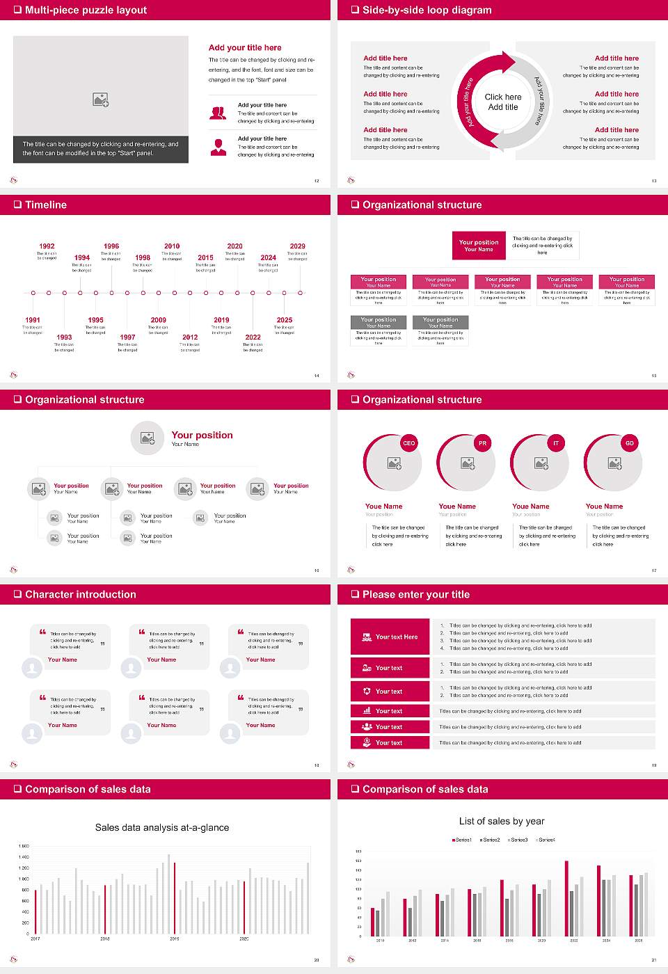Shikoku Gakuin University General PPT Template16:9 ratio PPT effect preview image3