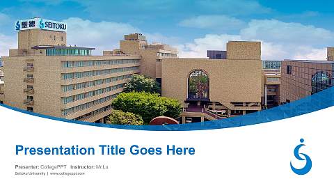 Seitoku University Course/Courseware Creation PPT Template