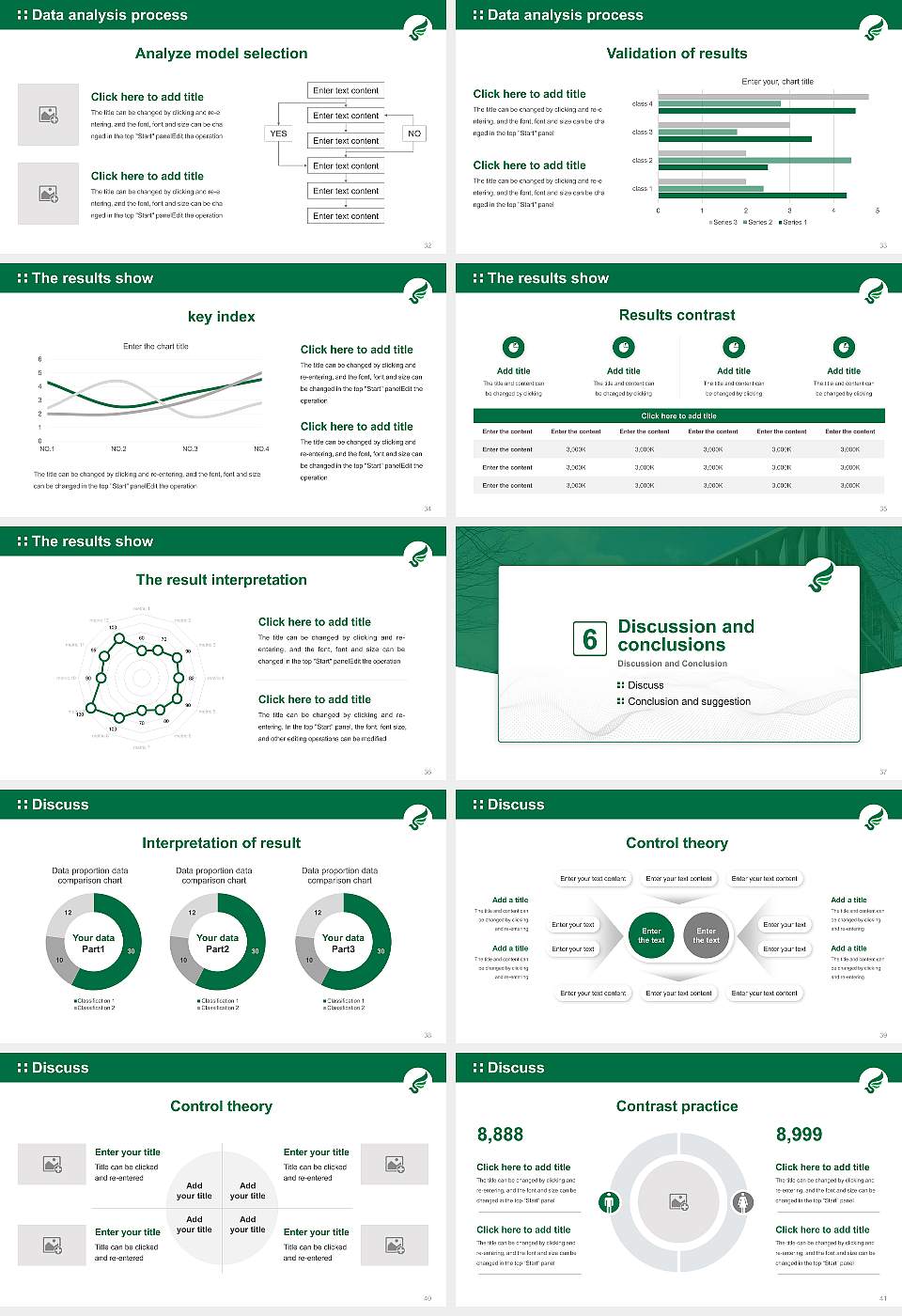 Shinshu University Graduation Thesis Defense PPT Template16:9 ratio PPT effect preview image5
