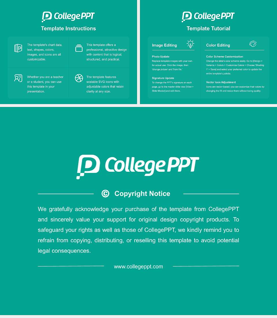Seisa University Course/Courseware Creation PPT Template4:3 ratio PPT effect preview image5