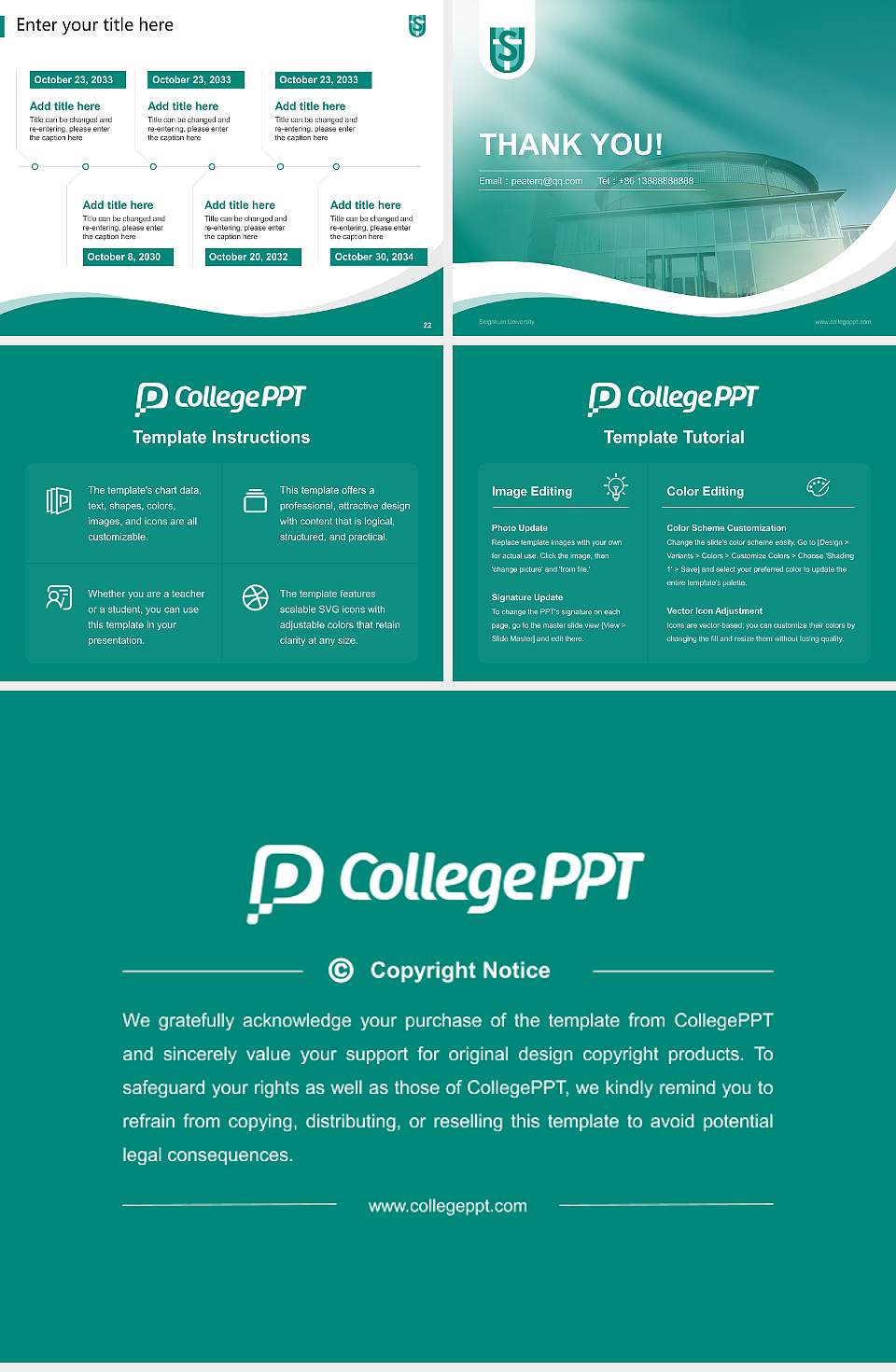 Seigakuin University Lecture Sharing and Networking Event PPT Template4:3 ratio PPT effect preview image4