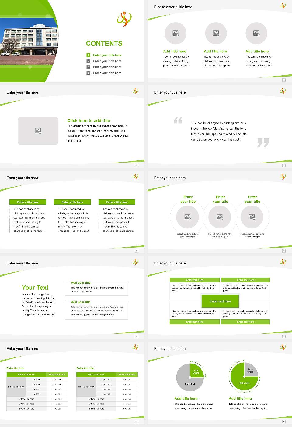 Seiwa University Course/Courseware Creation PPT Template16:9 ratio PPT effect preview image2