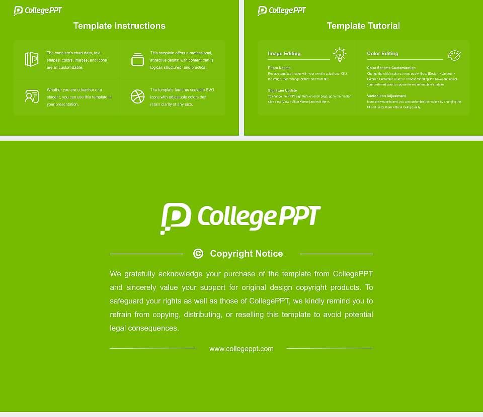 Seiwa University Course/Courseware Creation PPT Template16:9 ratio PPT effect preview image5