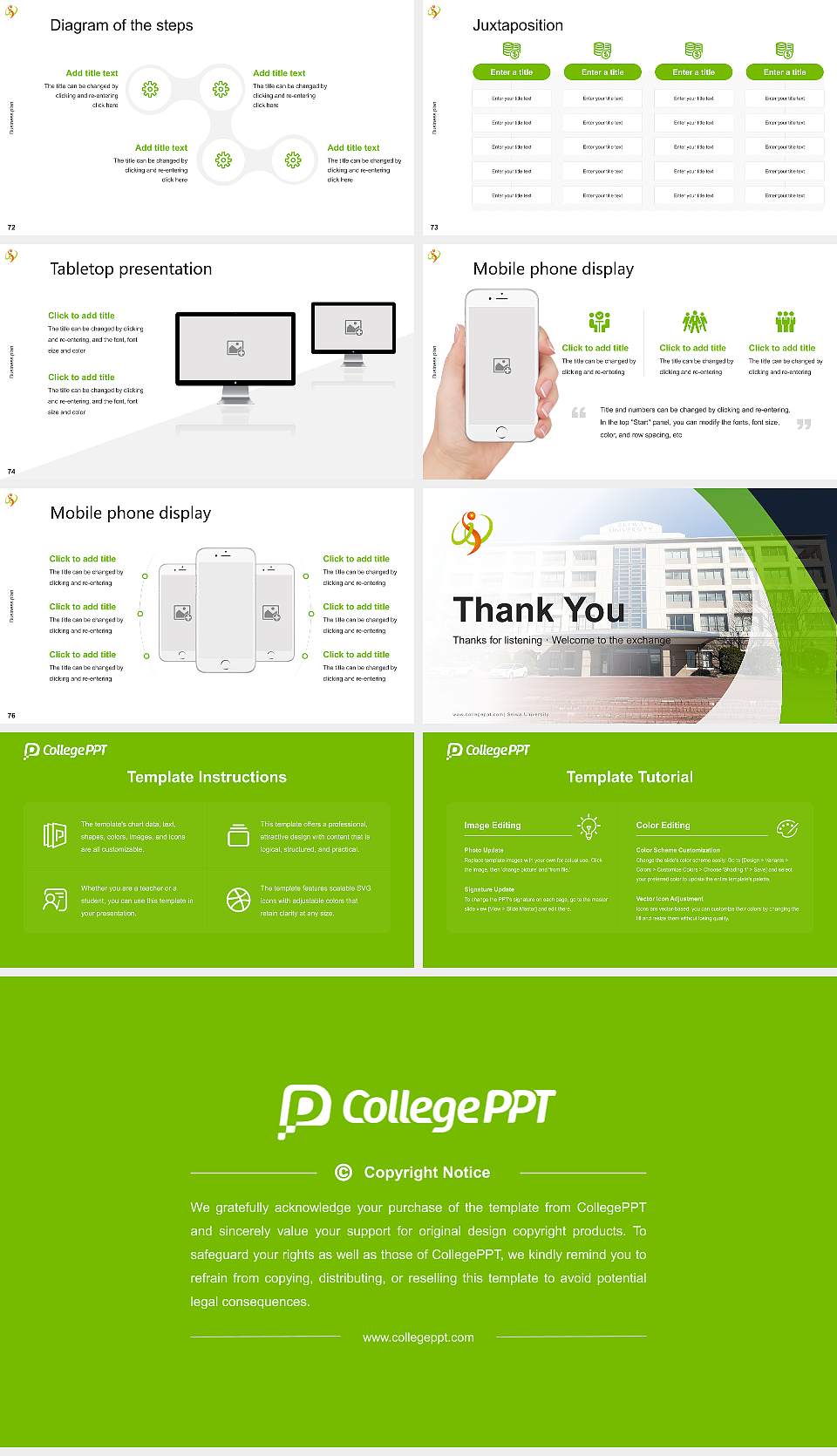Seiwa University Competition/Entrepreneurship Contest PPT Template16:9 ratio PPT effect preview image9