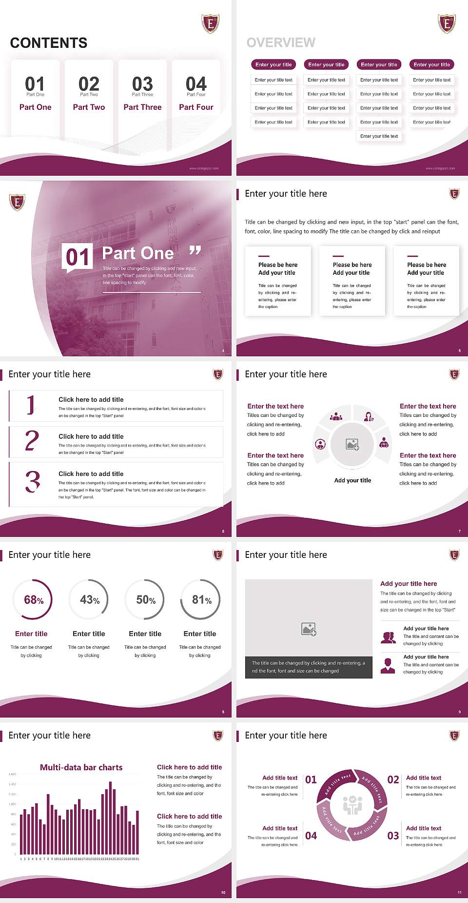 Shizuoka Eiwa Gakuin University Lecture Sharing and Networking Event PPT Template4:3 ratio PPT effect preview image2
