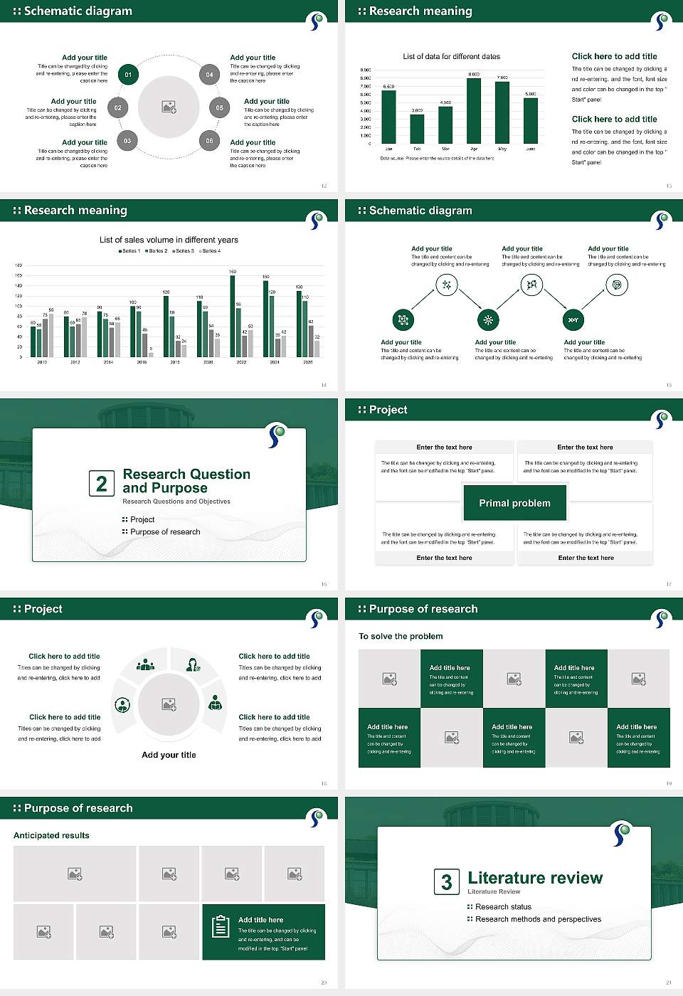 Senshu University Ikuta Campus Graduation Thesis Defense PPT Template16:9 ratio PPT effect preview image3