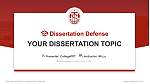 Sapporo Medical University Graduation Thesis Defense PPT Template