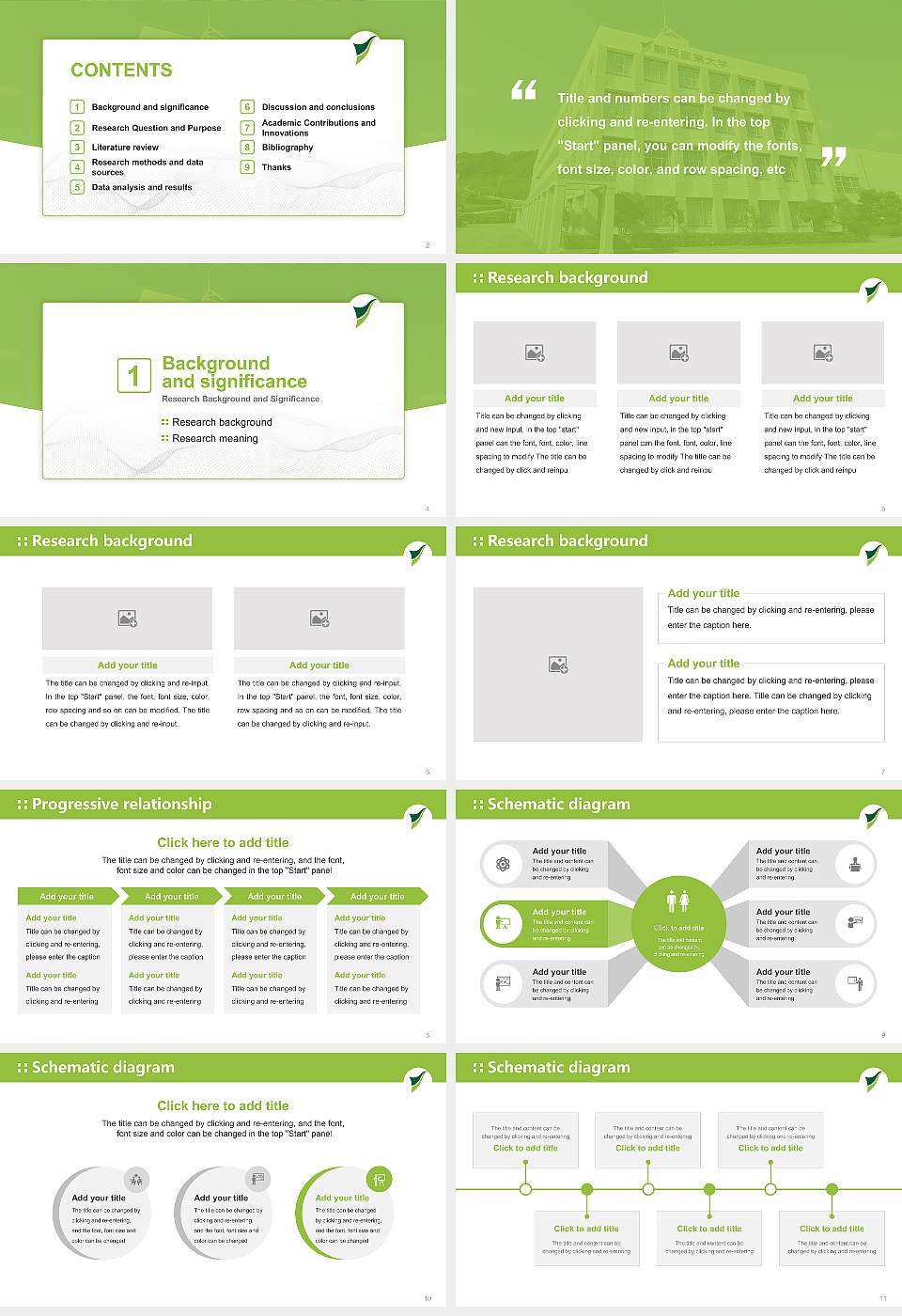Shizuoka Sangyo University Fujieda Campus Graduation Thesis Defense PPT Template16:9 ratio PPT effect preview image2