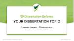 Shizuoka Sangyo University Iwata Campus Graduation Thesis Defense PPT Template