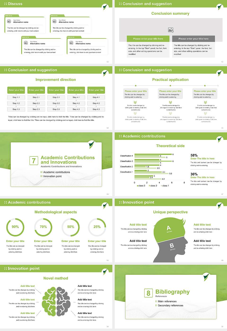 Shizuoka Sangyo University Iwata Campus Graduation Thesis Defense PPT Template16:9 ratio PPT effect preview image6