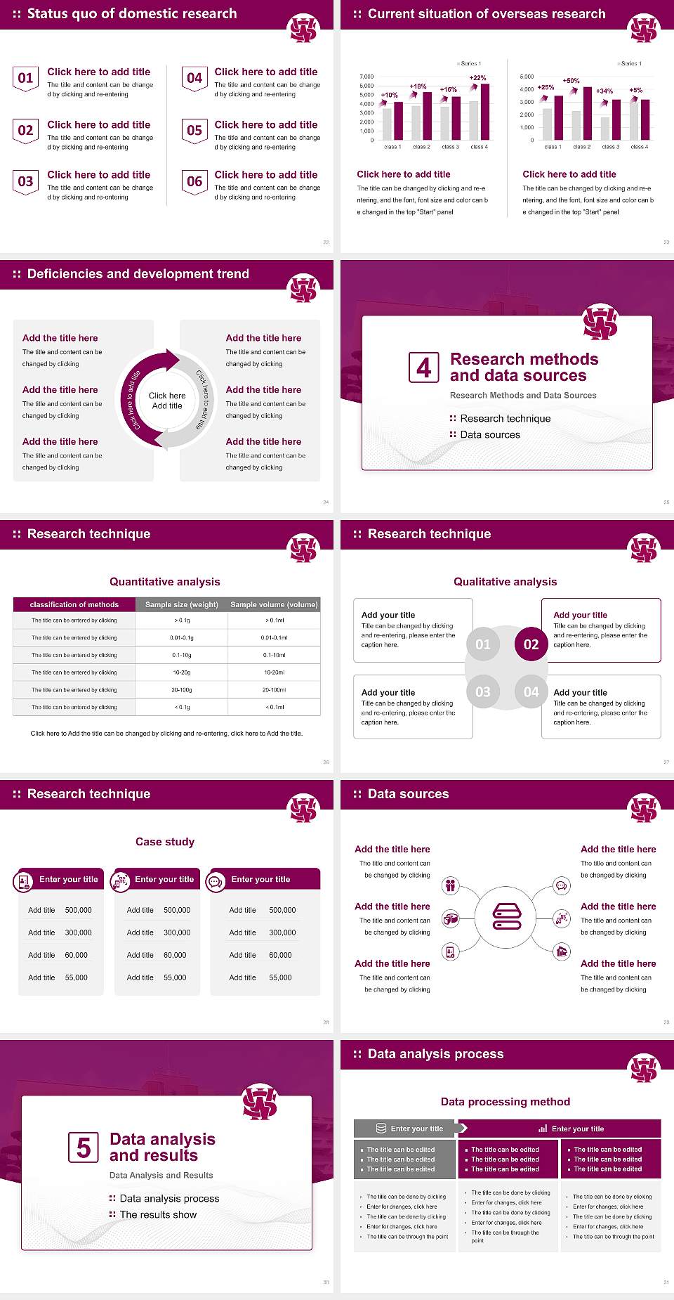Seinan Jo Gakuin University Graduation Thesis Defense PPT Template4:3 ratio PPT effect preview image4