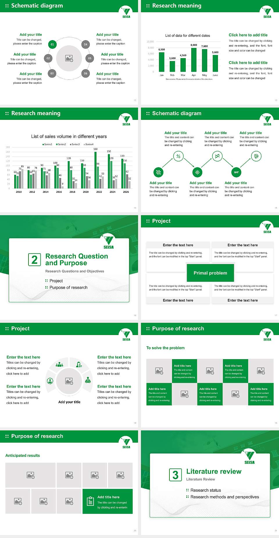 Seisa Dohto University Graduation Thesis Defense PPT Template4:3 ratio PPT effect preview image3