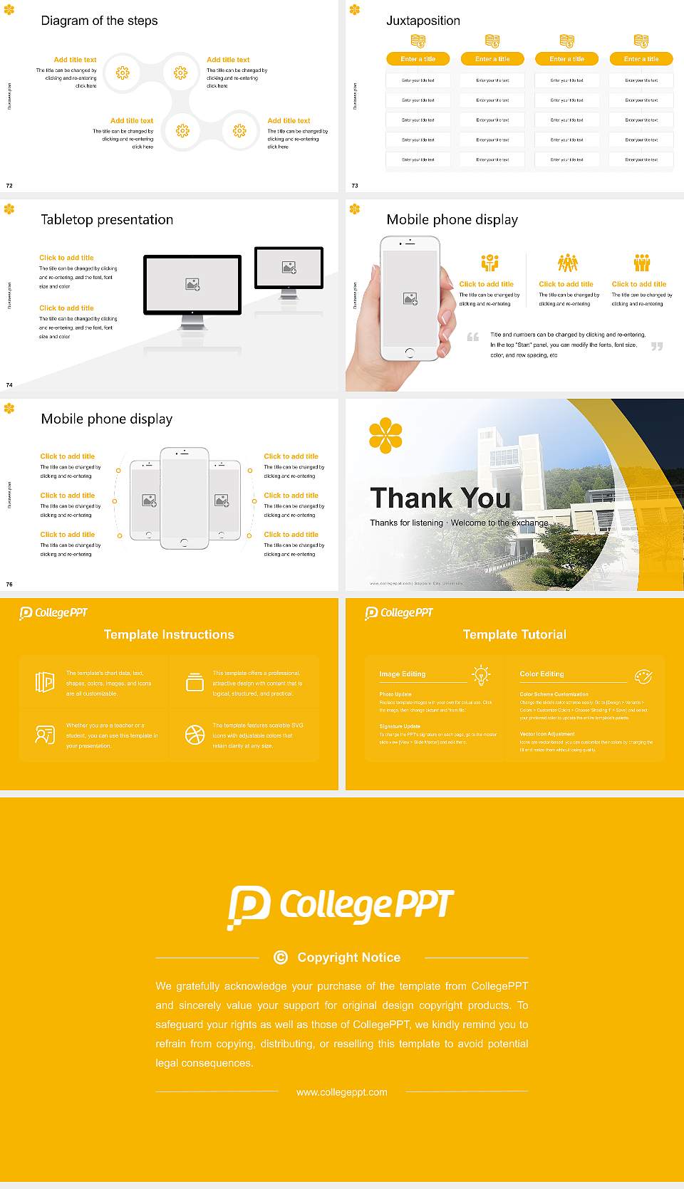 Sapporo City University Competition/Entrepreneurship Contest PPT Template16:9 ratio PPT effect preview image9