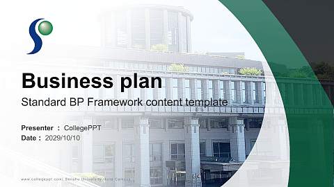 Senshu University Ikuta Campus Competition/Entrepreneurship Contest PPT Template