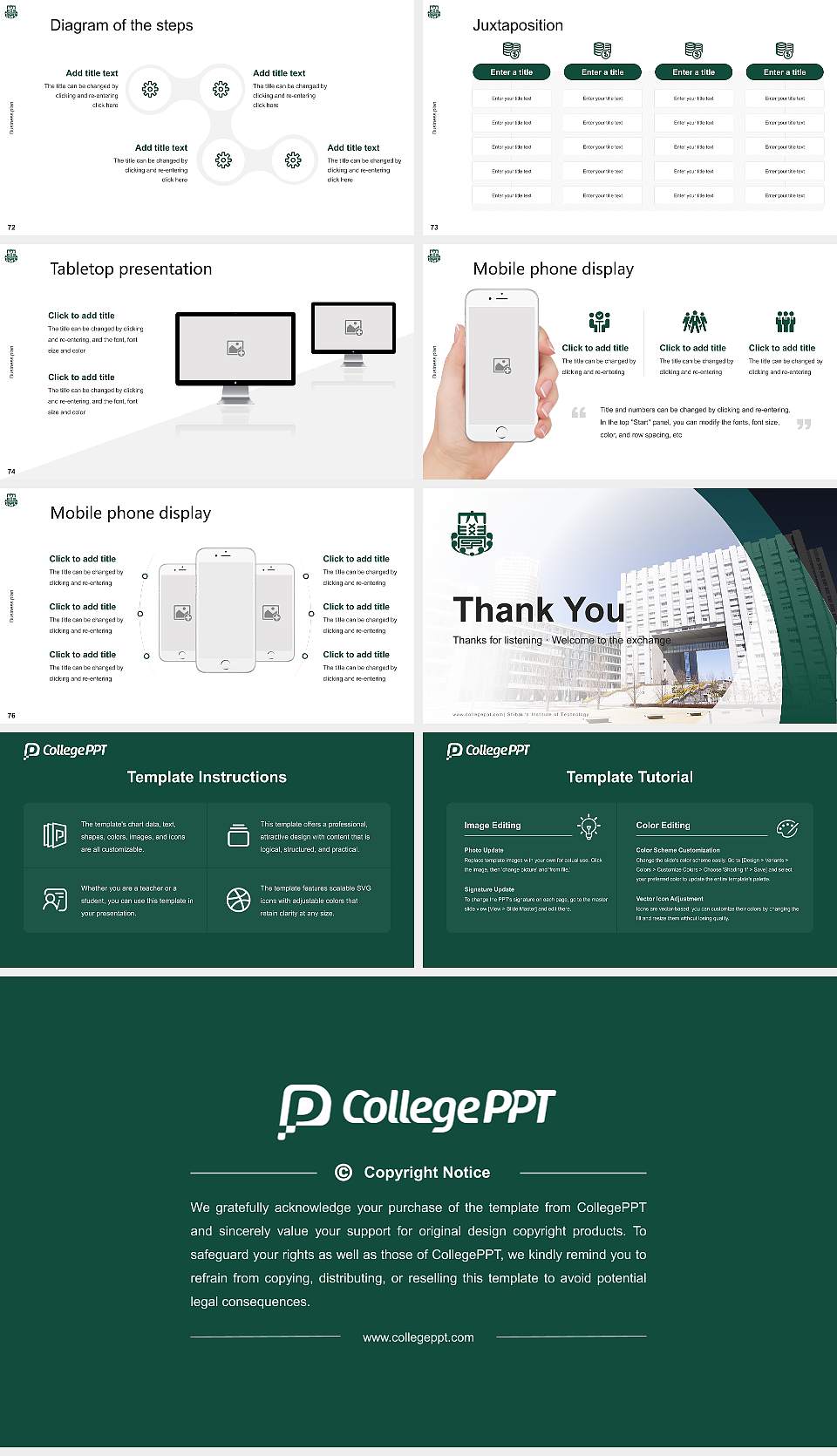 Shibaura Institute of Technology Competition/Entrepreneurship Contest PPT Template16:9 ratio PPT effect preview image9