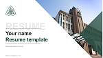 Shijonawate Gakuen University CV PPT-sjabloon
