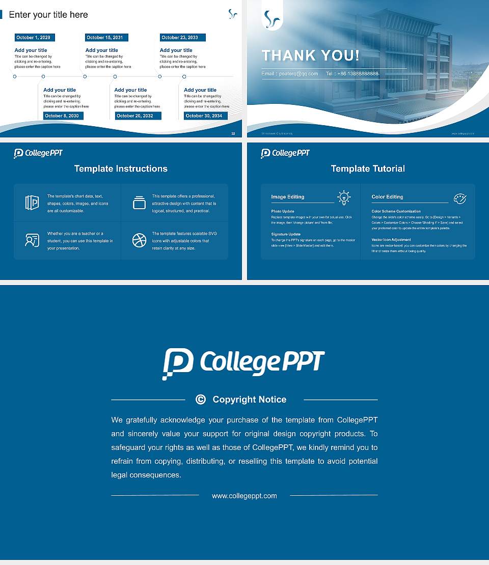 Shimonoseki City University Lecture Sharing and Networking Event PPT Template16:9 ratio PPT effect preview image4