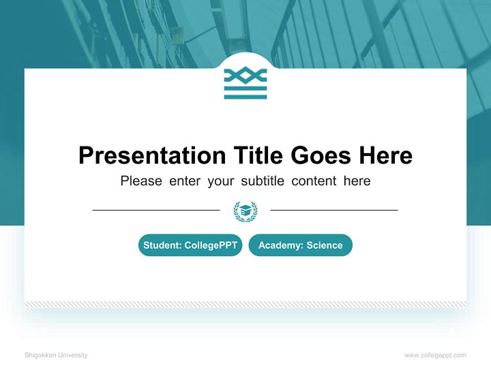Shigakkan University National Scholarship Defense PPT Template4:3 ratio PPT effect preview image4