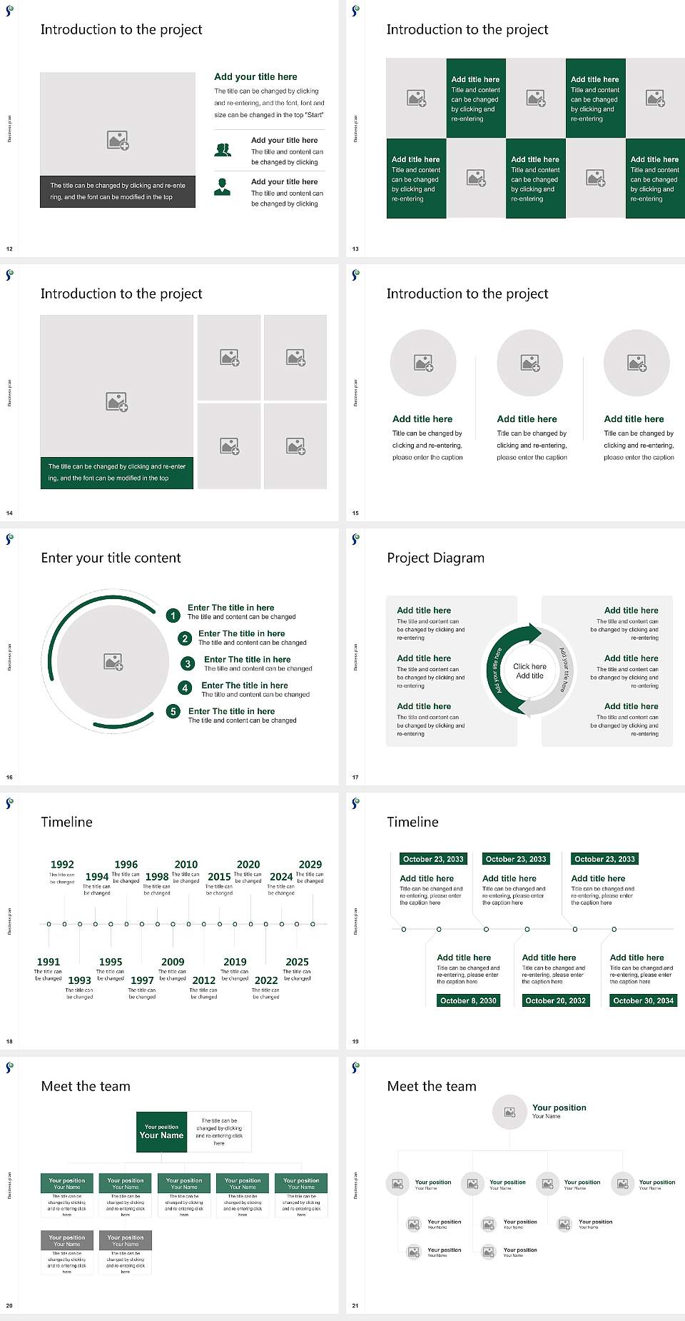 Senshu University Kanda Campus Competition/Entrepreneurship Contest PPT Template4:3 ratio PPT effect preview image3