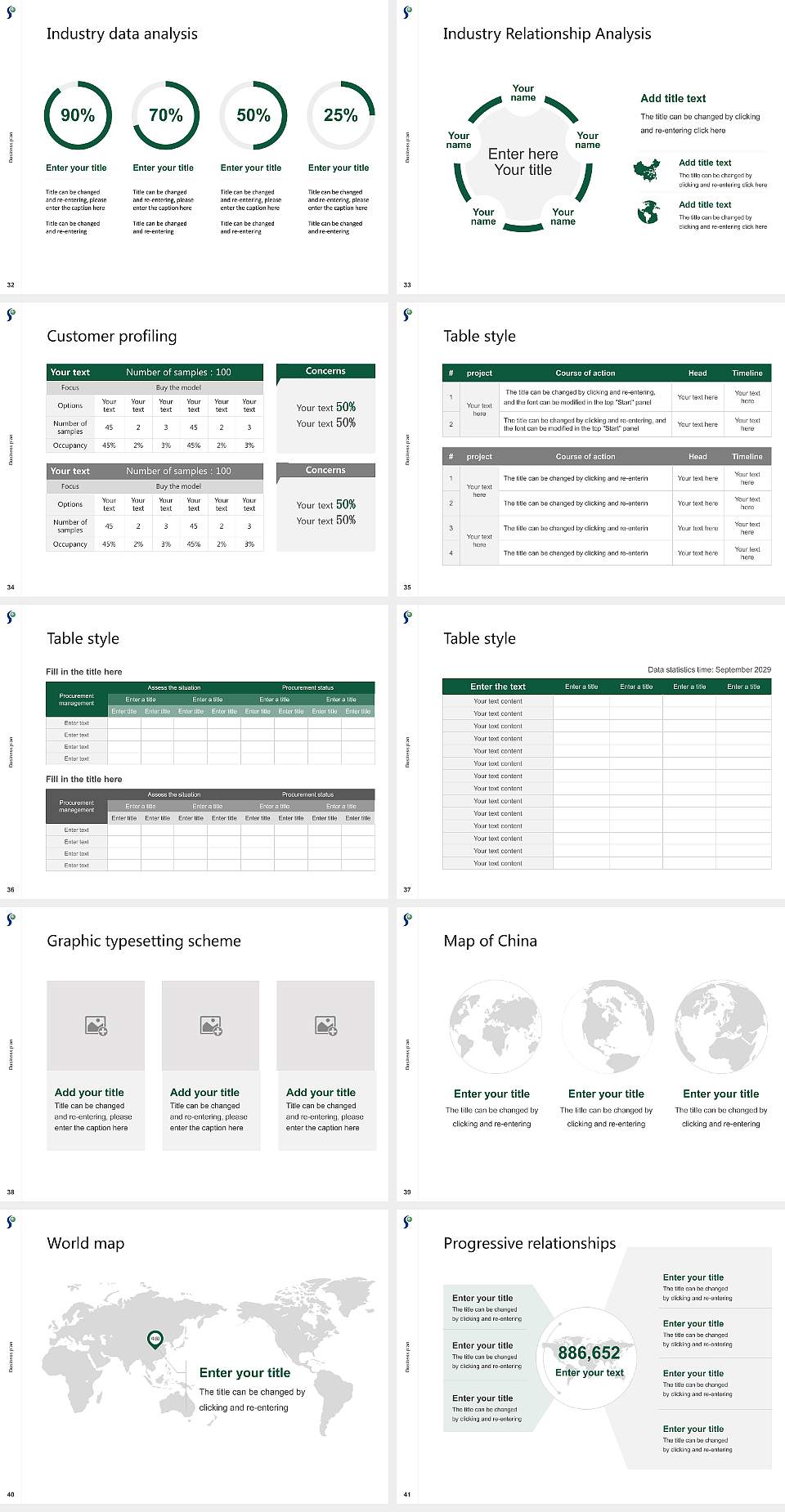 Senshu University Kanda Campus Competition/Entrepreneurship Contest PPT Template4:3 ratio PPT effect preview image5