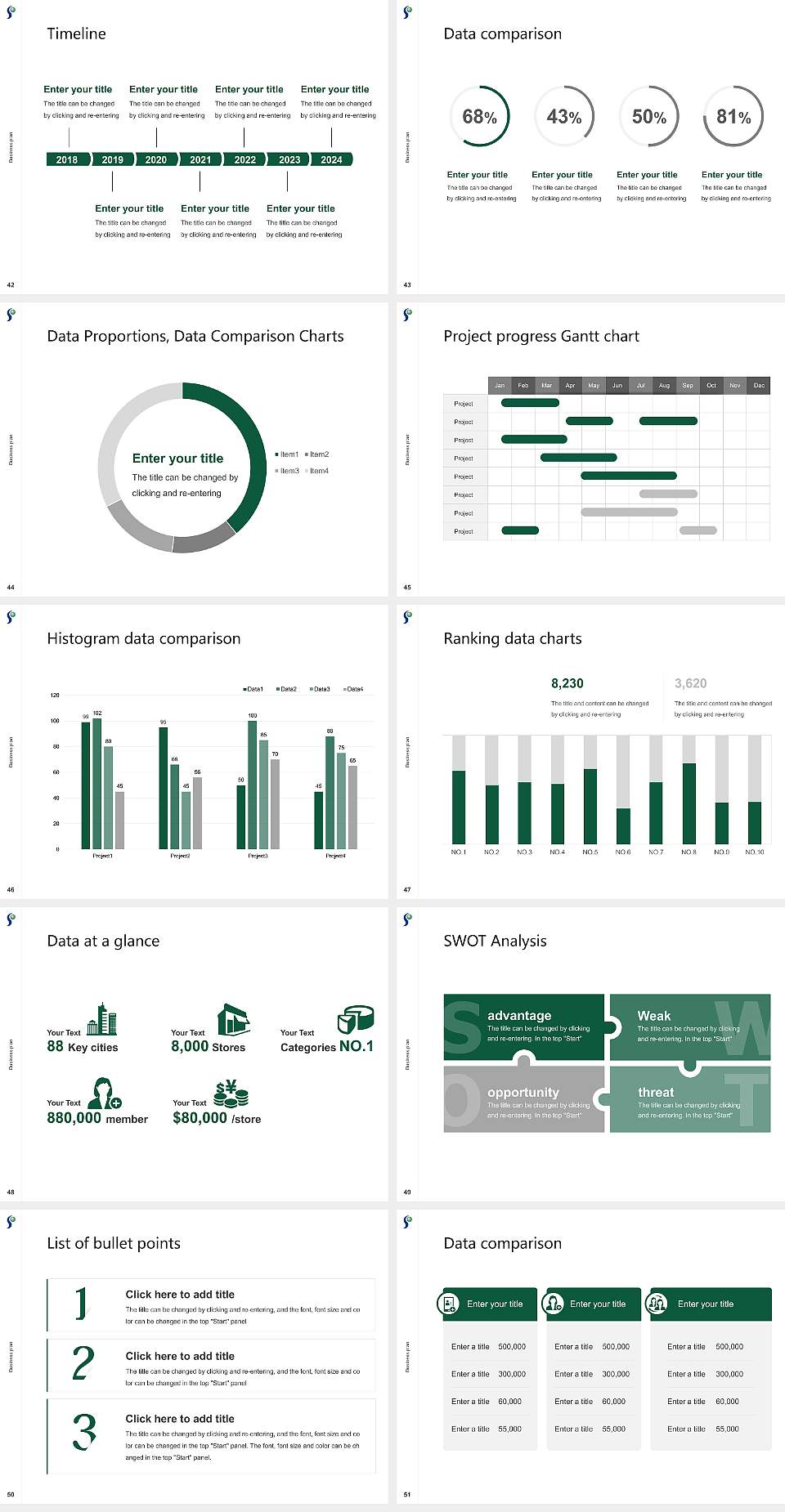 Senshu University Kanda Campus Competition/Entrepreneurship Contest PPT Template4:3 ratio PPT effect preview image6