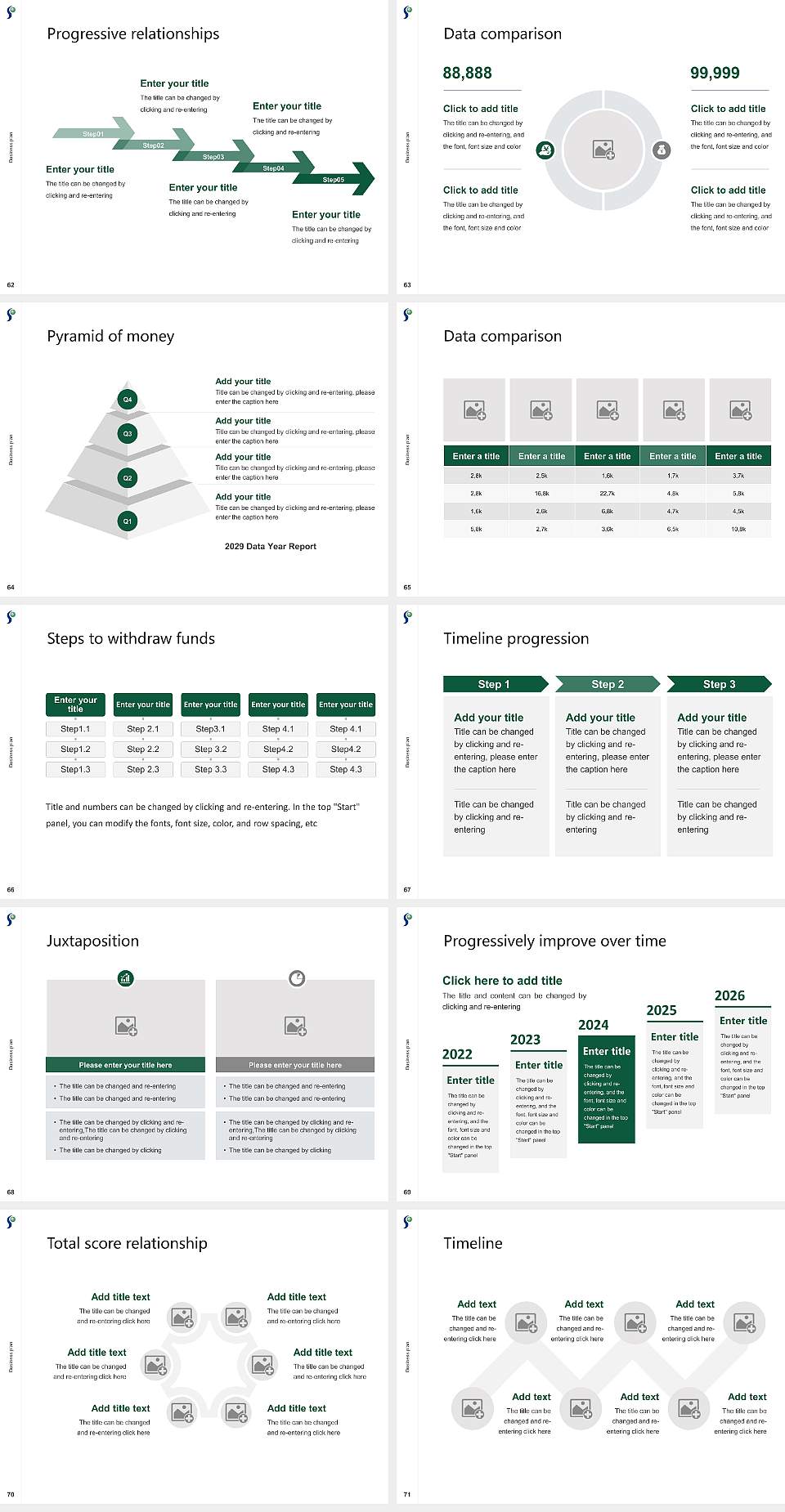 Senshu University Kanda Campus Competition/Entrepreneurship Contest PPT Template4:3 ratio PPT effect preview image8